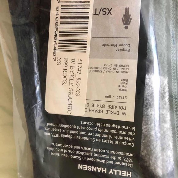 Helly Hansen Bykle Graphic Fleece Jacket XS - Picture 5 of 11